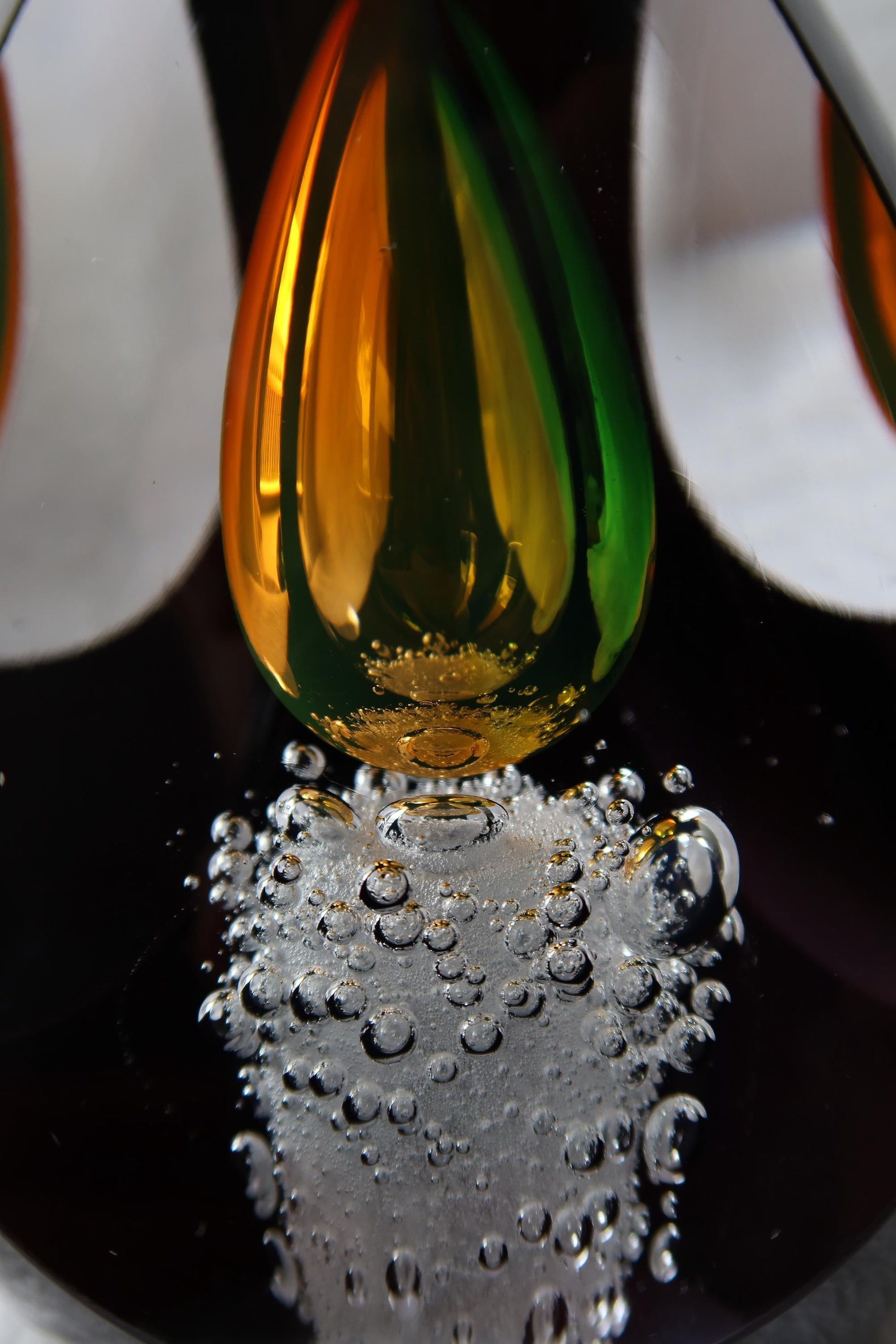 Handmade Blown Art Glass Shaped Sculpture