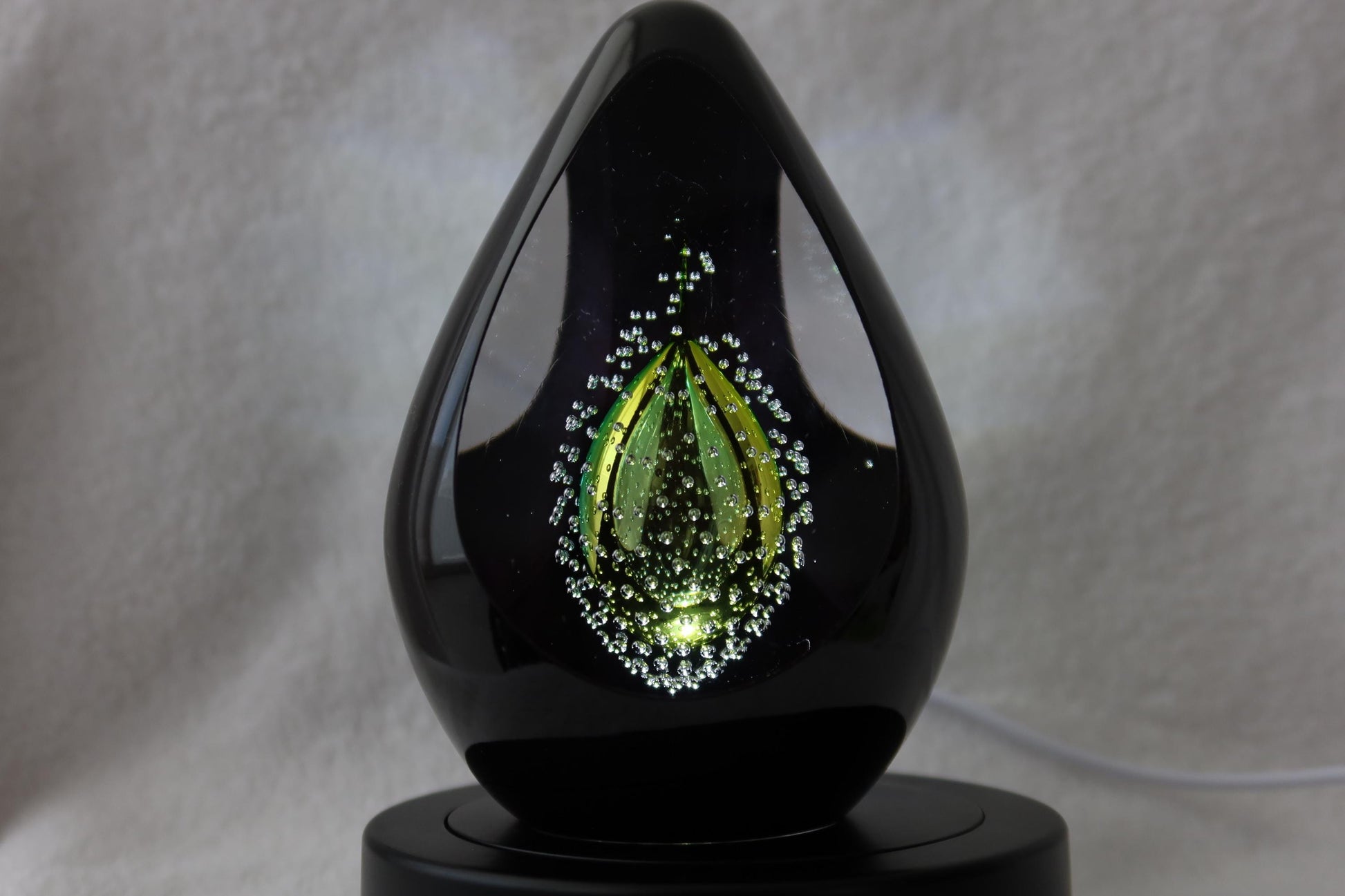 Handmade Blown Art Glass Shaped Sculpture