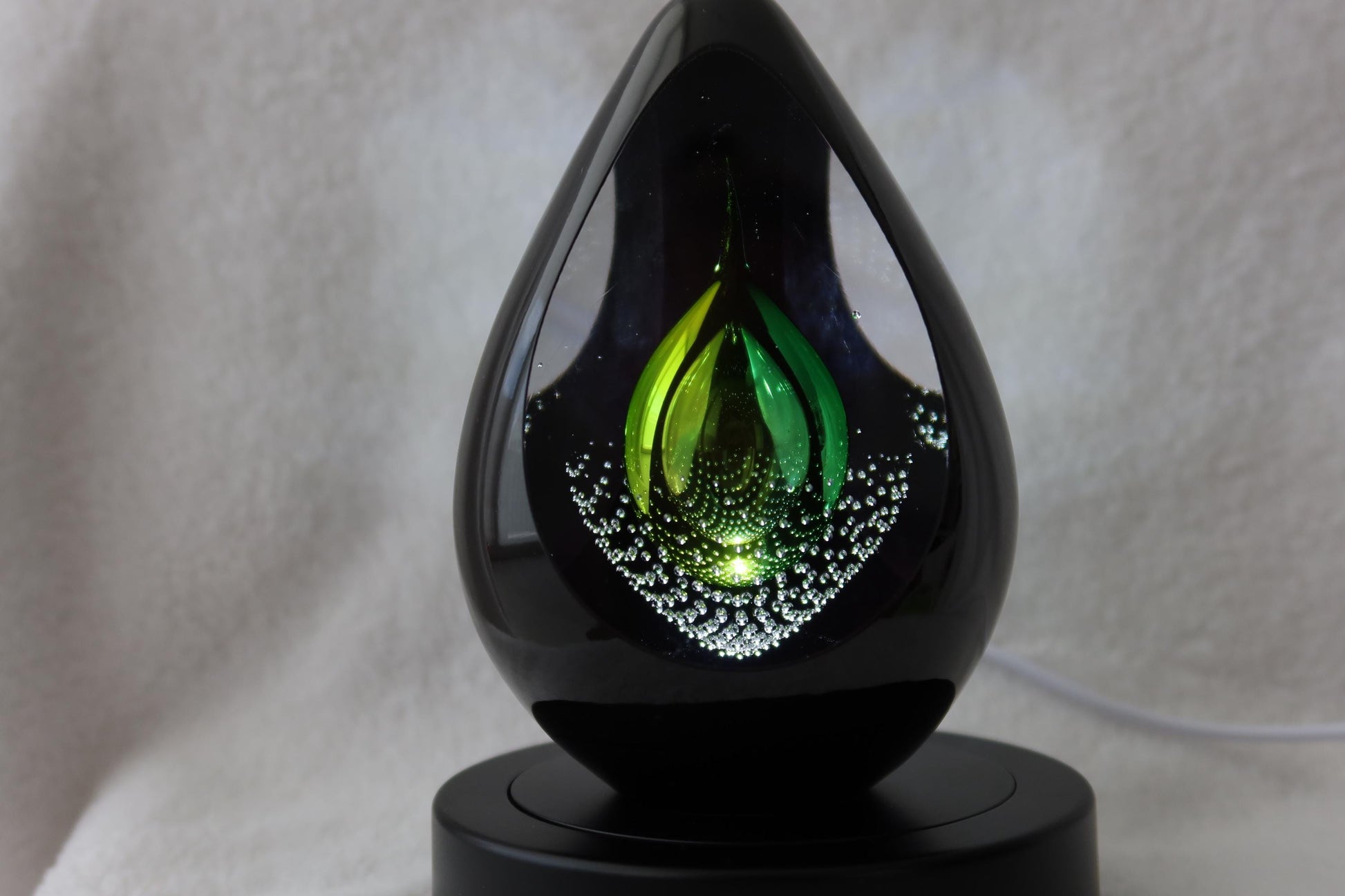 Handmade Blown Art Glass Shaped Sculpture