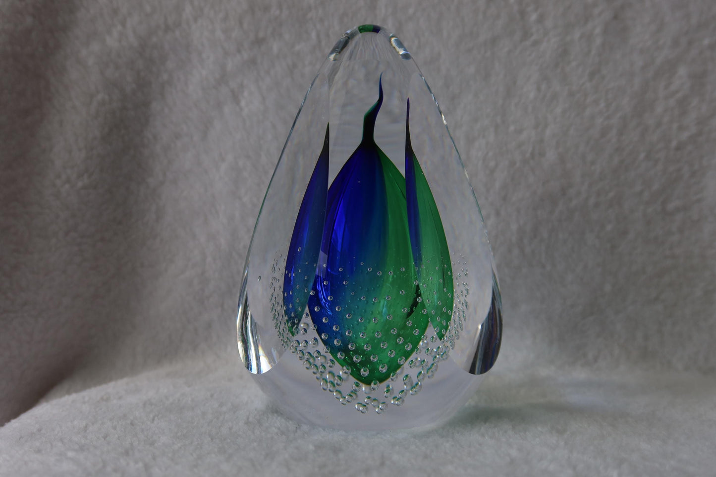 Handmade Blown Art Glass Shaped Sculpture