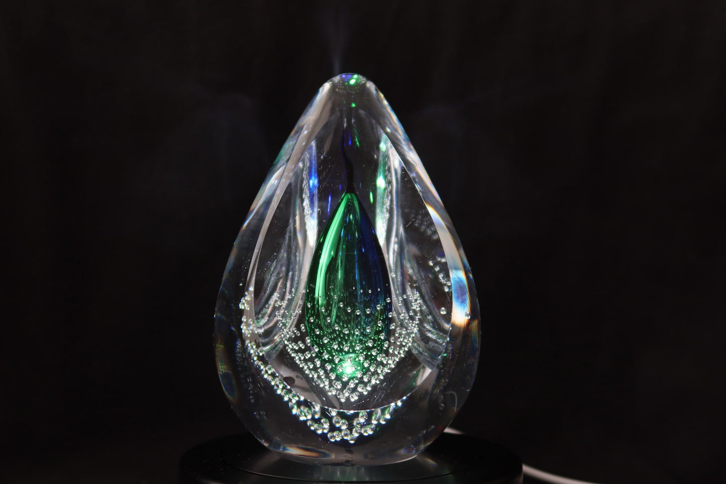 Handmade Blown Art Glass Shaped Sculpture