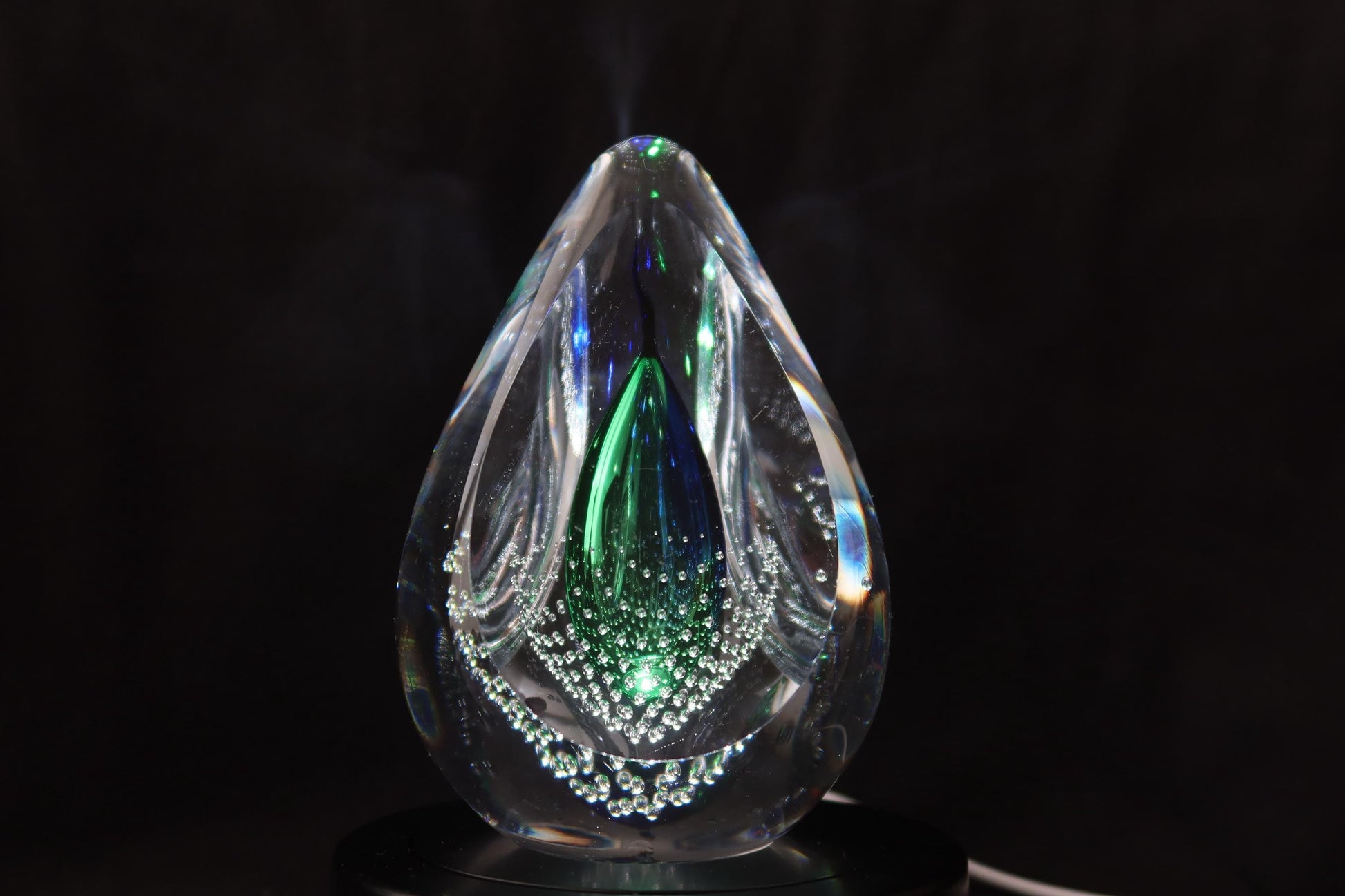 Handmade Blown Art Glass Shaped Sculpture