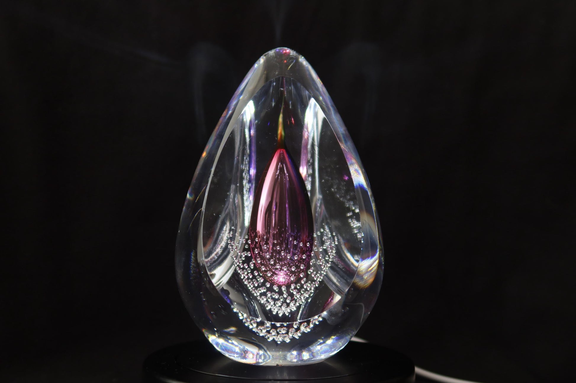 Handmade Blown Art Glass Shaped Sculpture