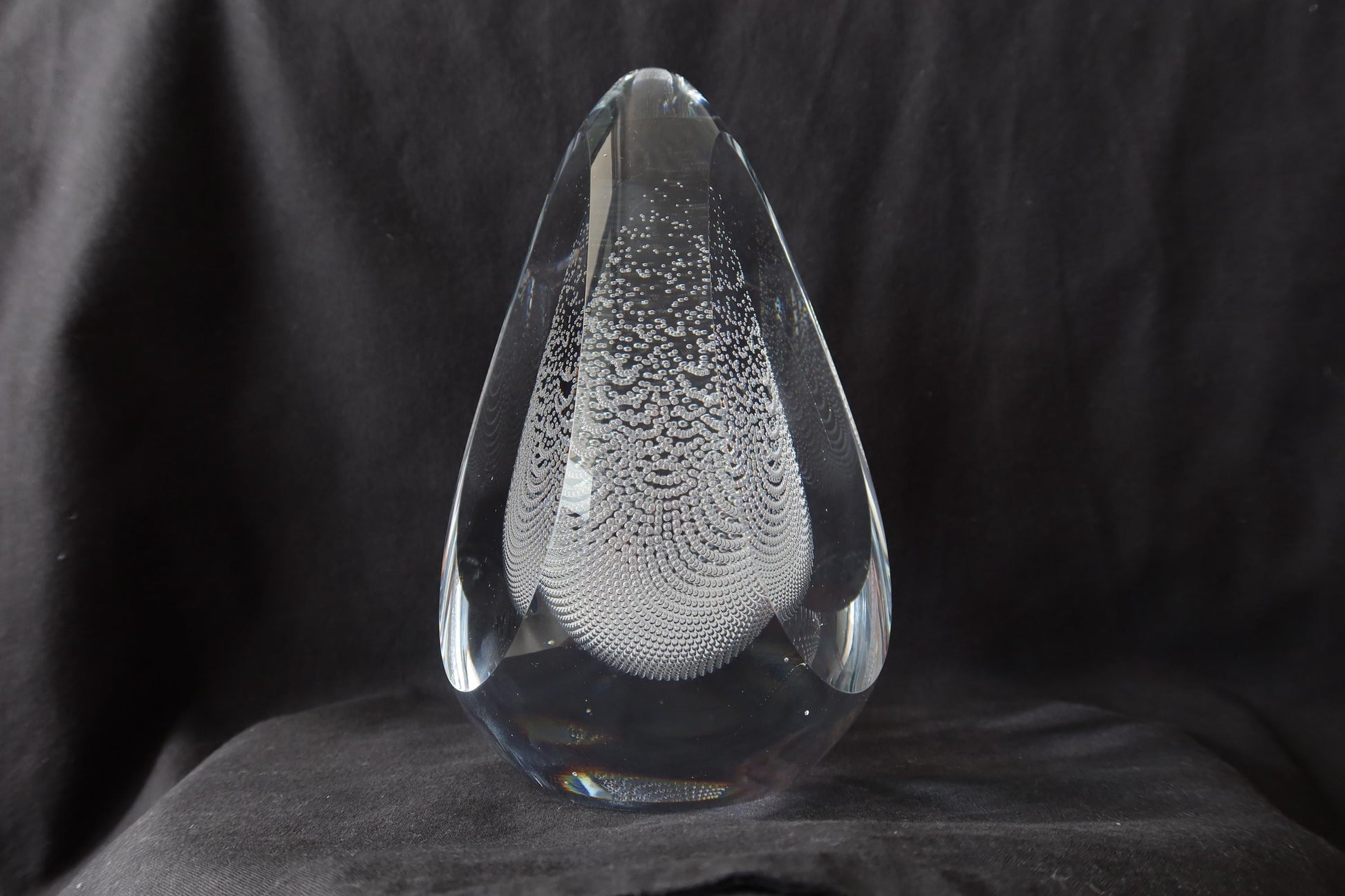 Handmade Blown Art Glass Shaped Sculpture