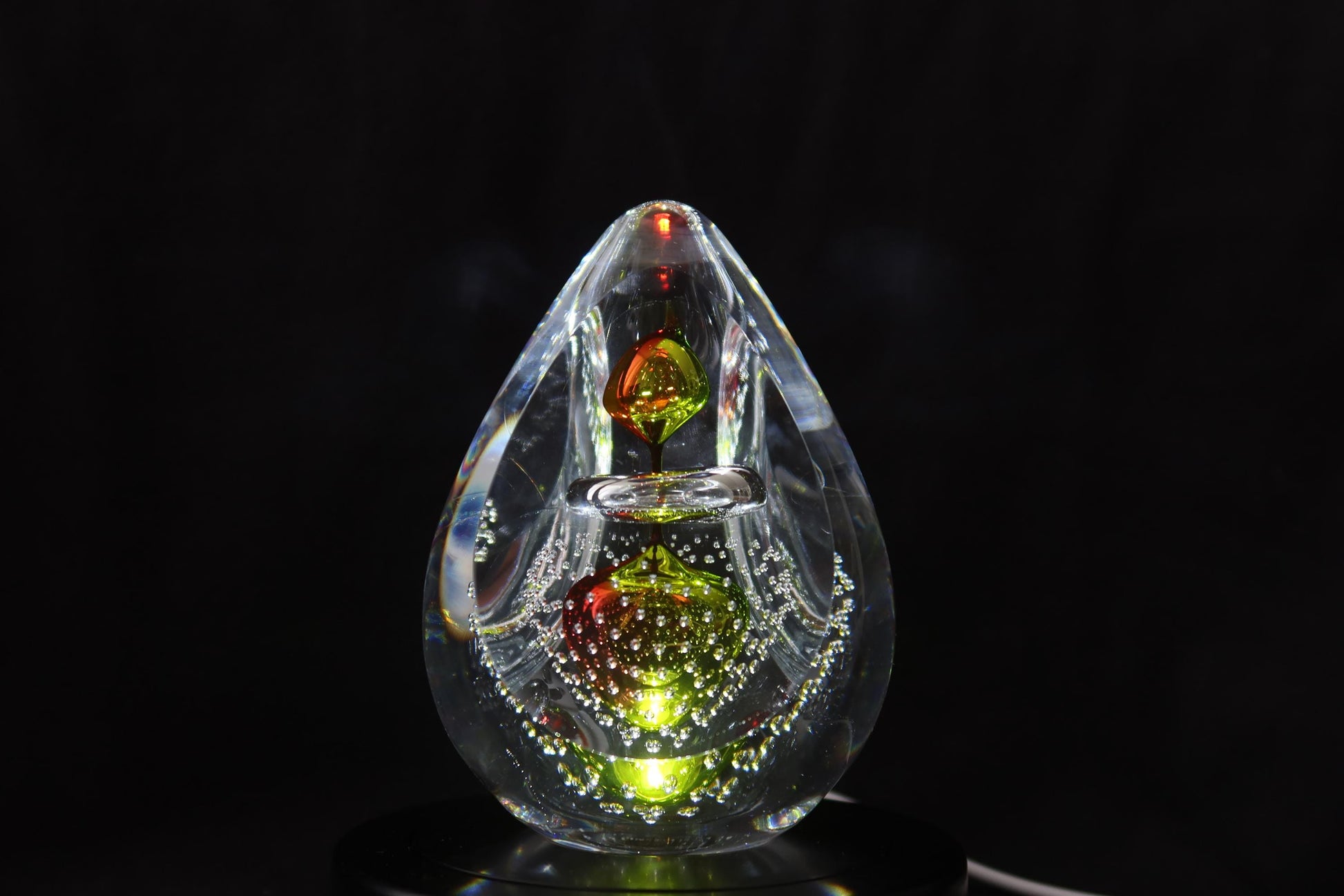 Handmade Blown Art Glass Shaped Sculpture