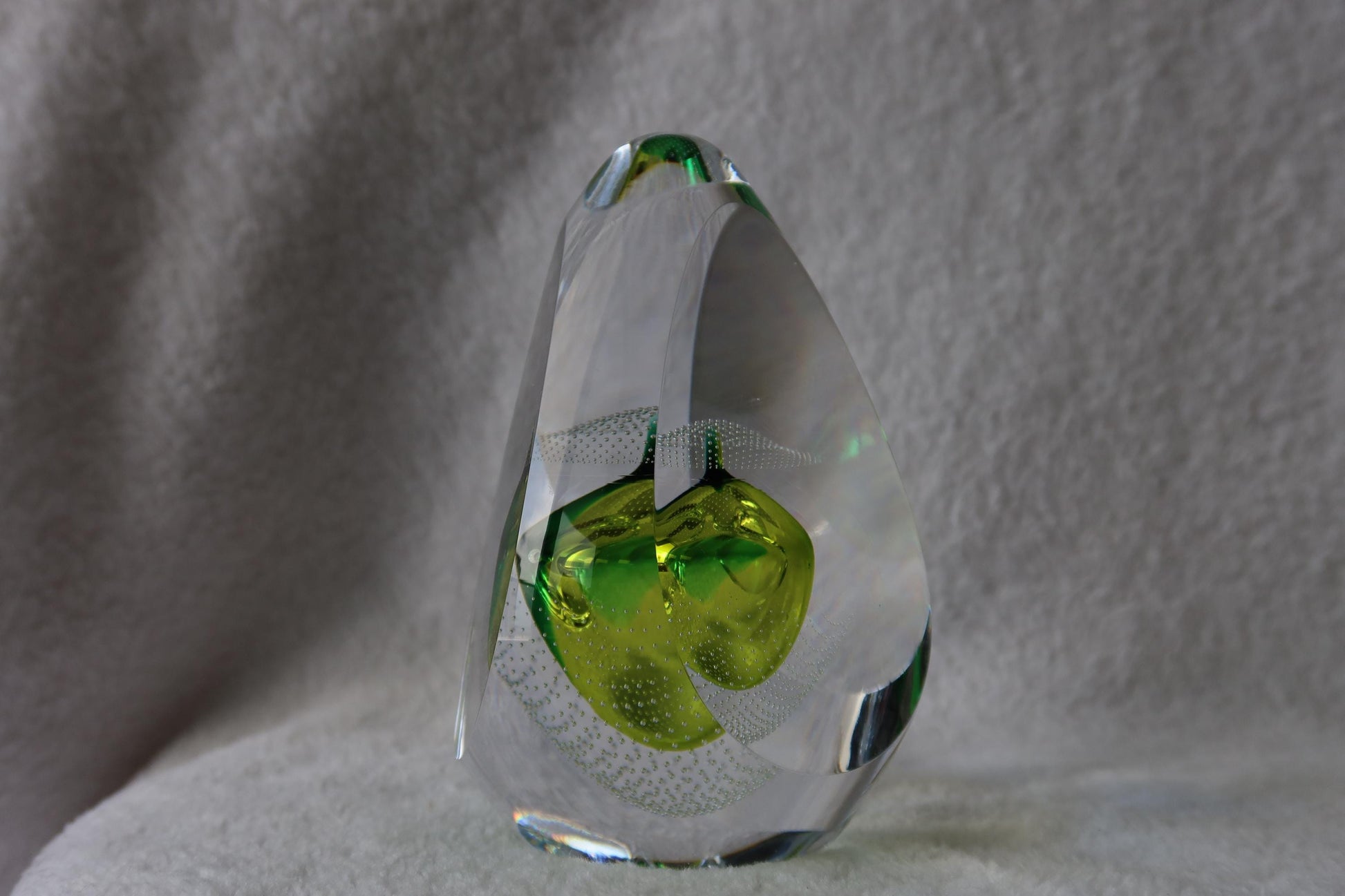 Handmade Blown Art Glass Shaped Sculpture