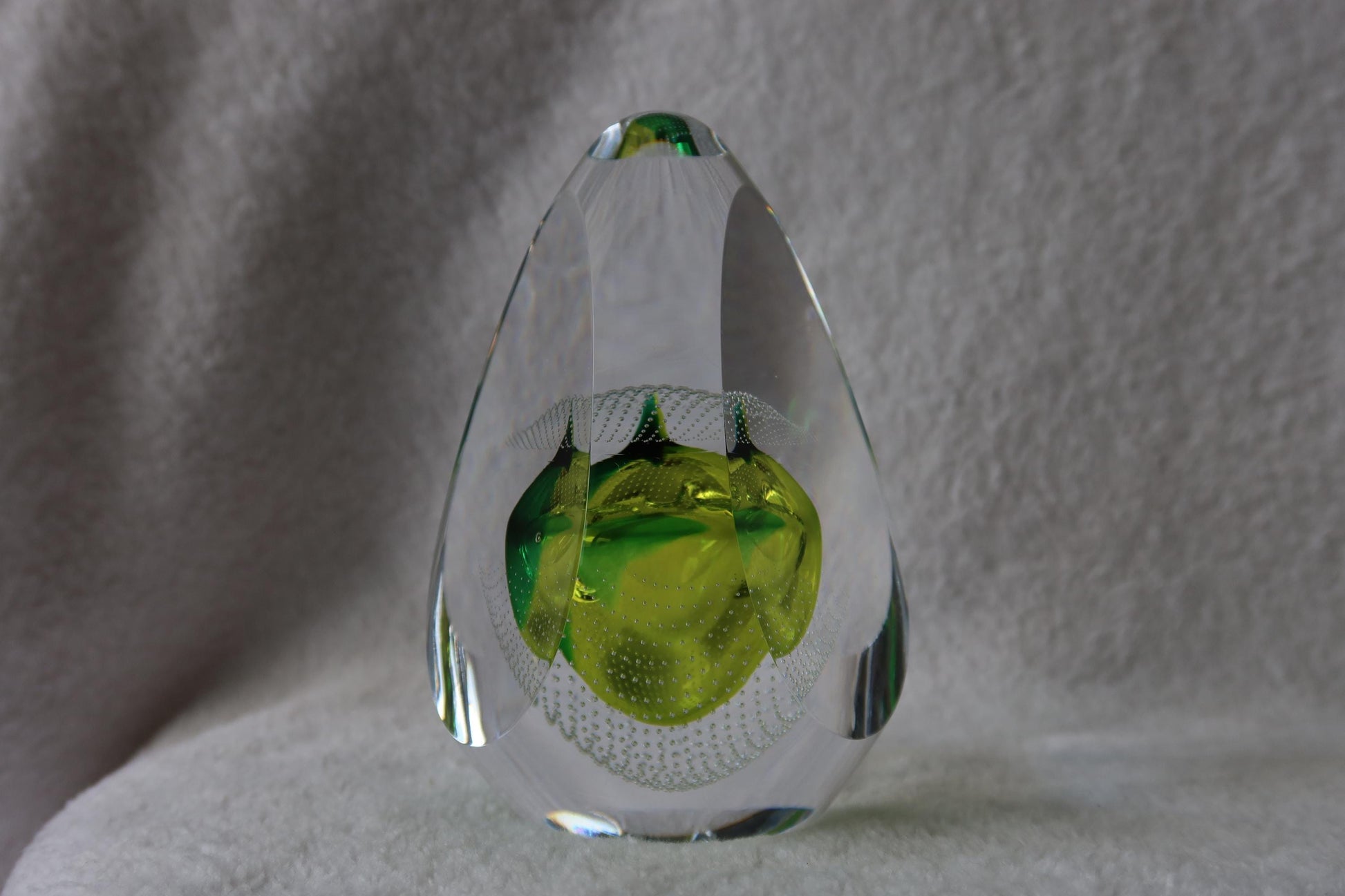 Handmade Blown Art Glass Shaped Sculpture