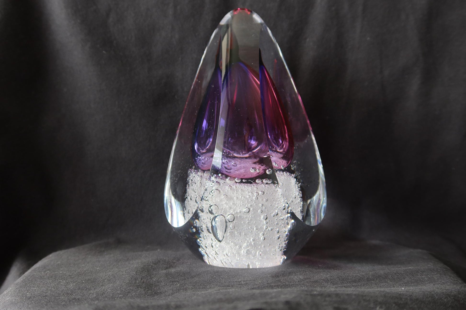 Handmade Blown Art Glass Shaped Sculpture