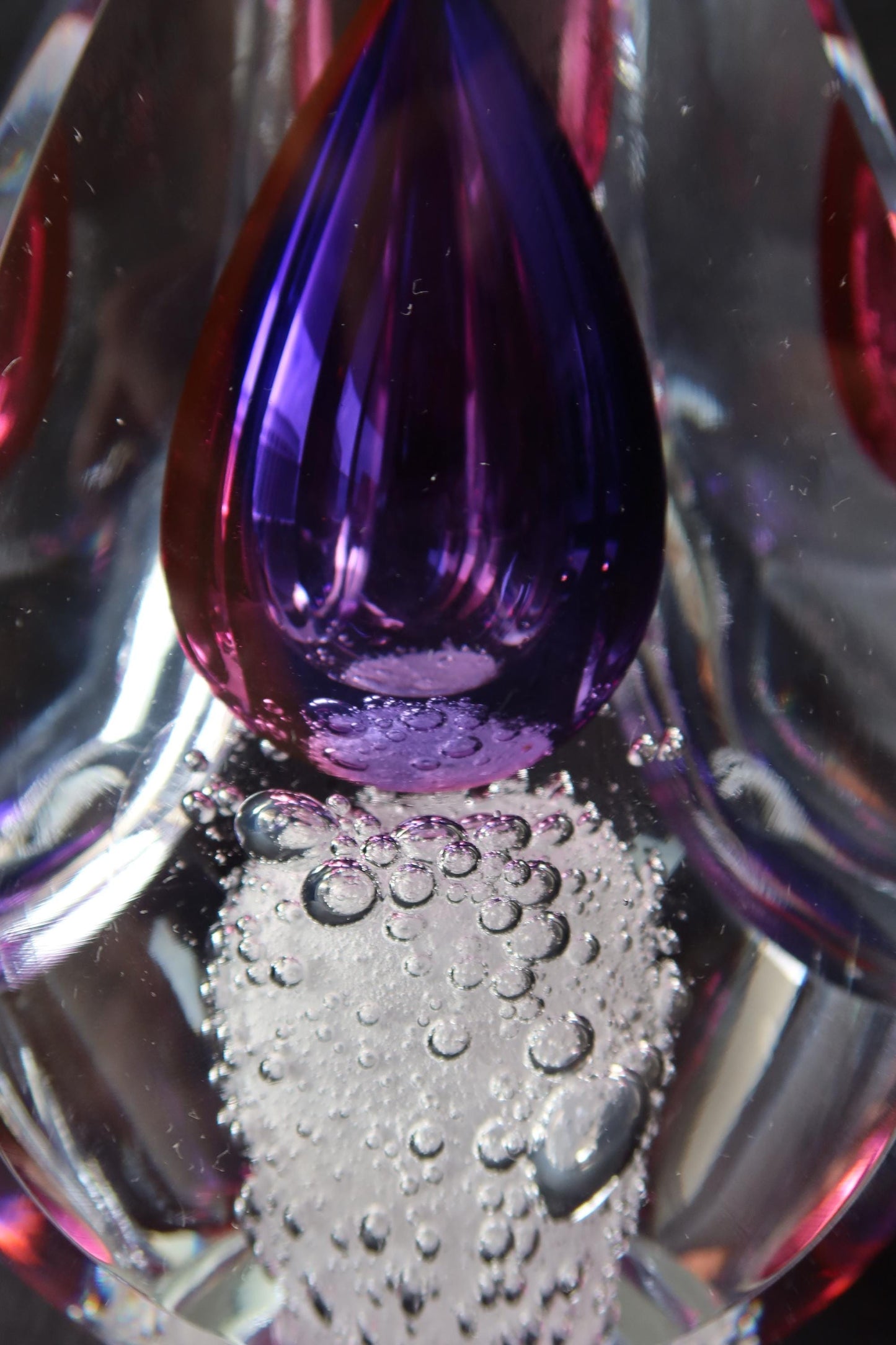 Handmade Blown Art Glass Shaped Sculpture