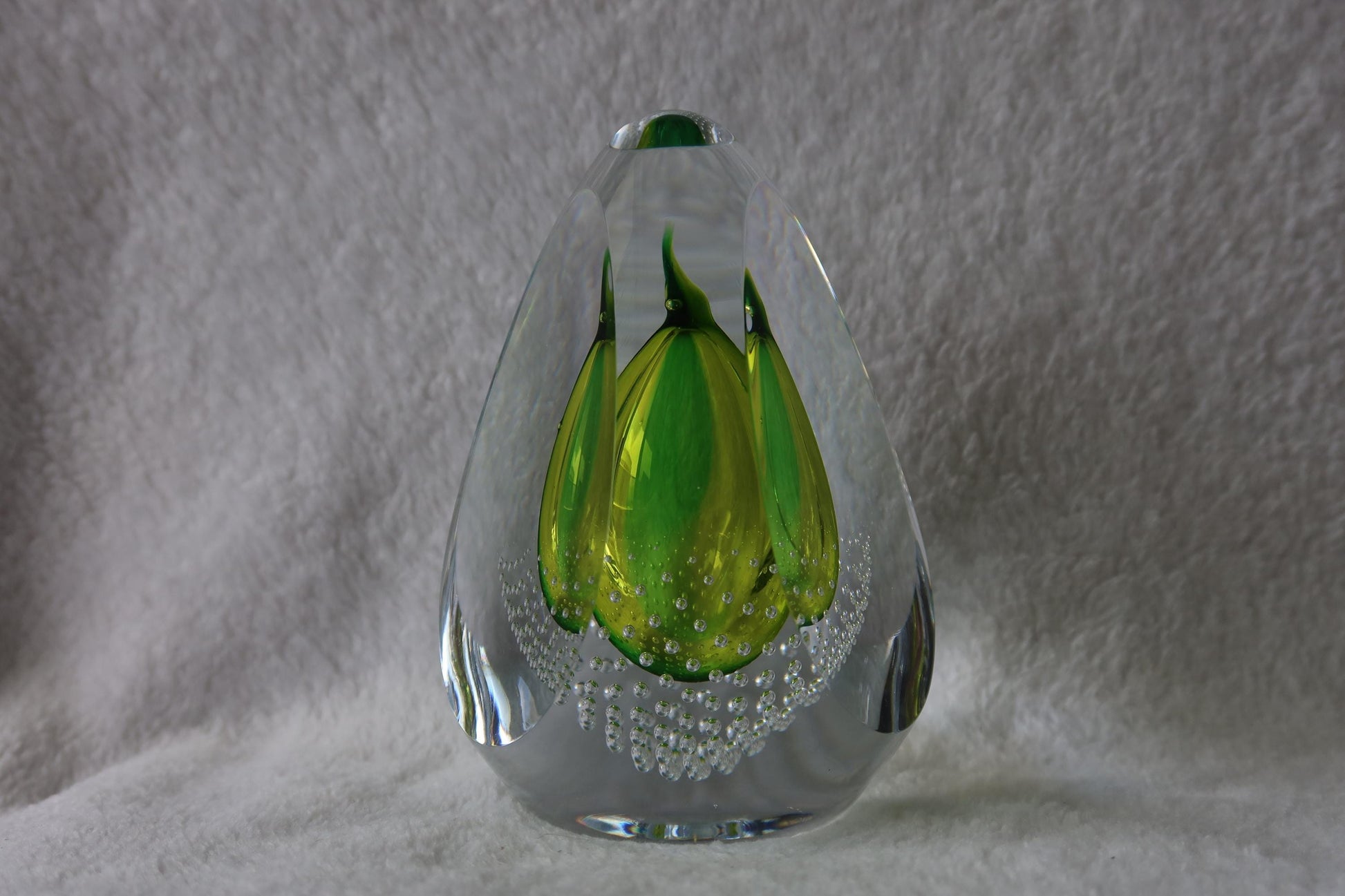 Handmade Blown Art Glass Shaped Sculpture