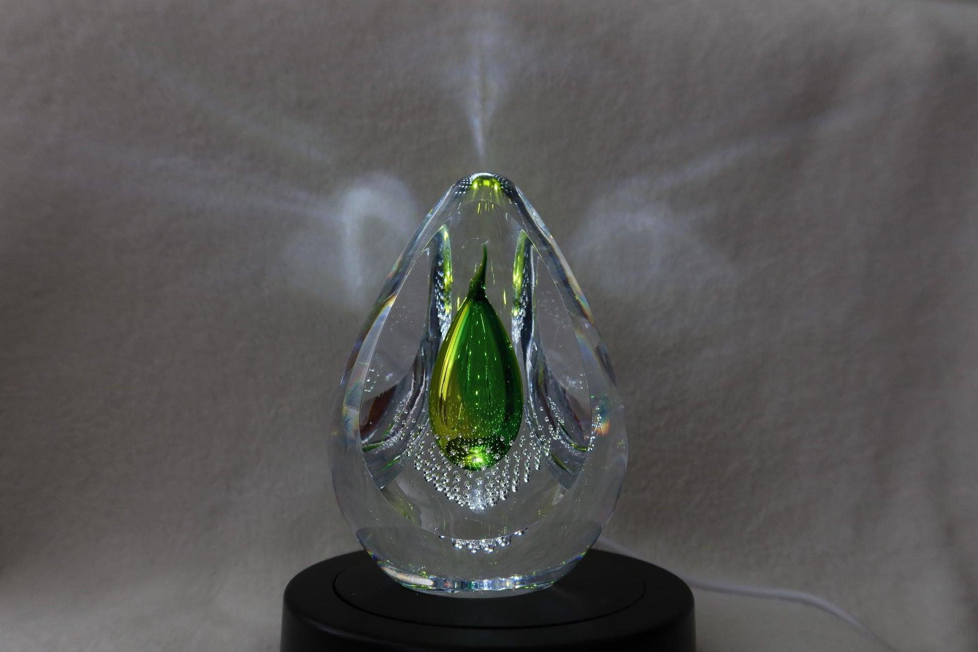 Handmade Blown Art Glass Shaped Sculpture