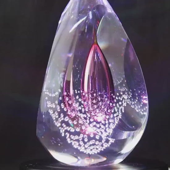 Handmade Blown Art Glass Shaped Sculpture