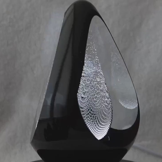 Handmade Blown Art Glass Shaped Sculpture