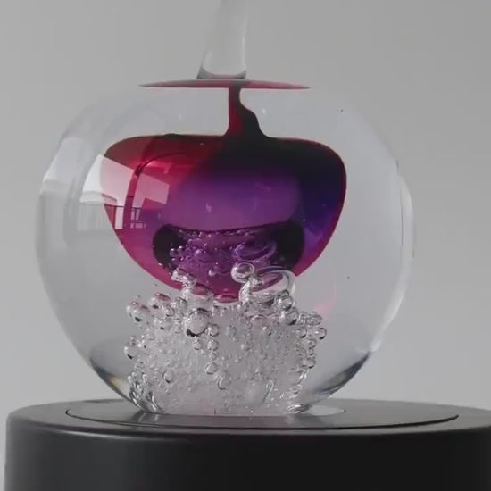 Handmade Blown Art Glass Shaped Sculpture
