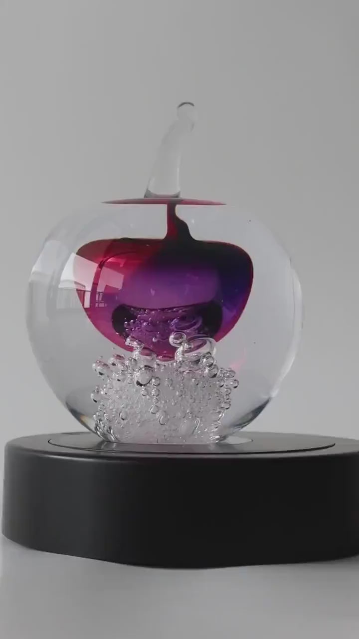 Handmade Blown Art Glass Shaped Sculpture