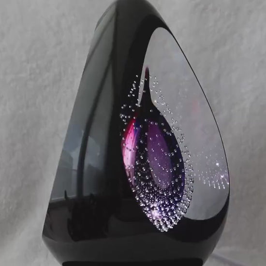 Handmade Blown Art Glass Shaped Sculpture