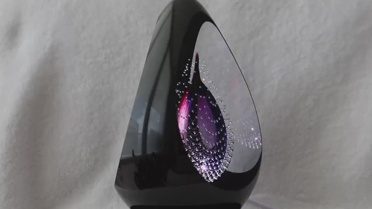 Handmade Blown Art Glass Shaped Sculpture