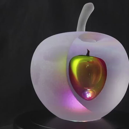 Handmade Blown Art Glass Shaped Sculpture