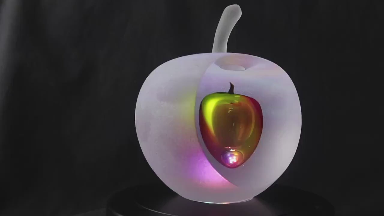 Handmade Blown Art Glass Shaped Sculpture
