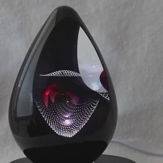 Handmade Blown Art Glass Shaped Sculpture