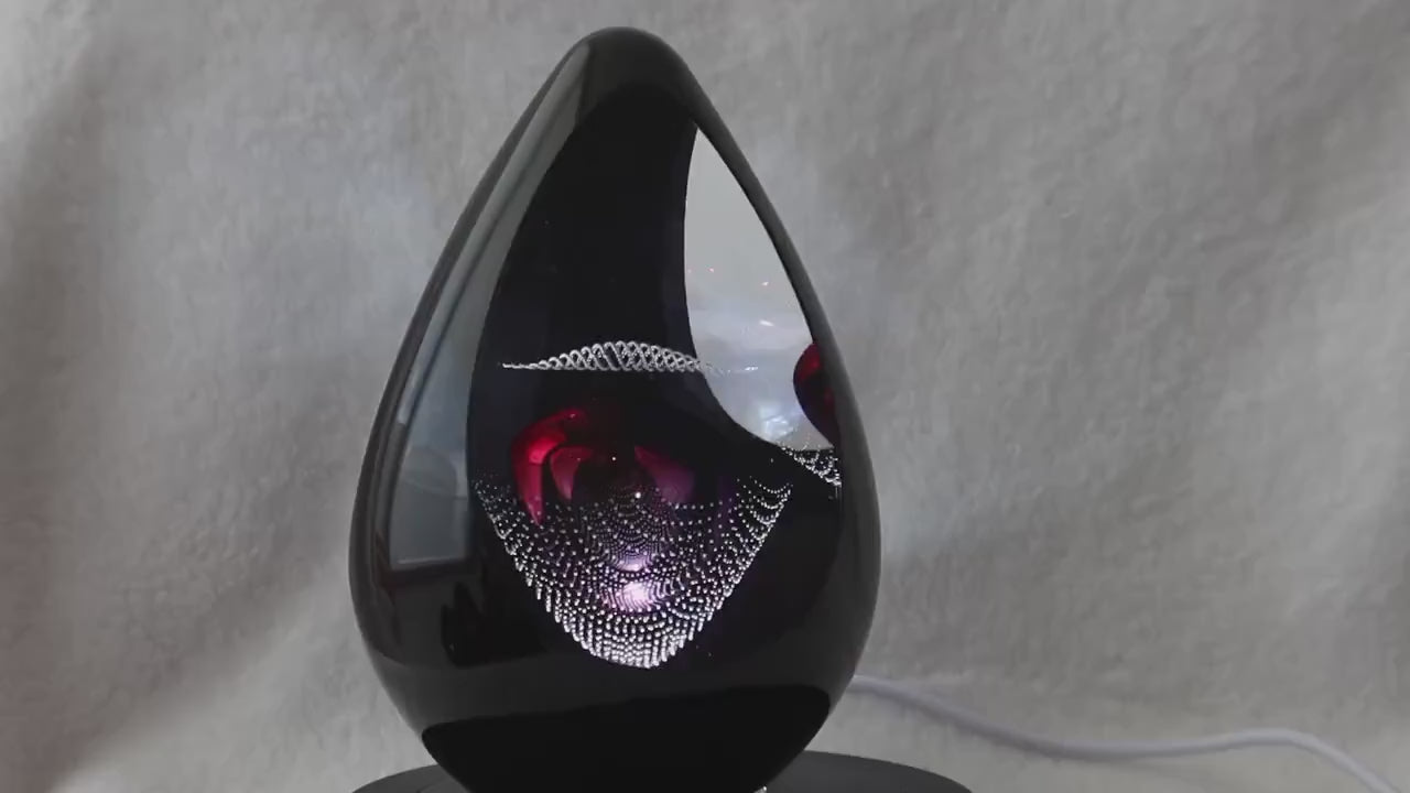 Handmade Blown Art Glass Shaped Sculpture