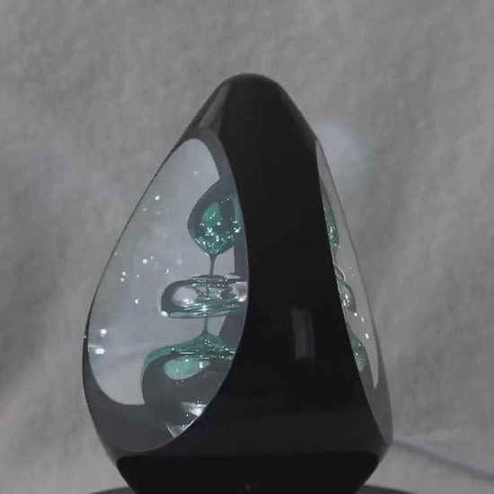 Handmade Blown Art Glass Shaped Sculpture