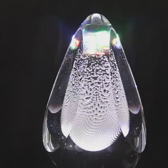 Handmade Blown Art Glass Shaped Sculpture