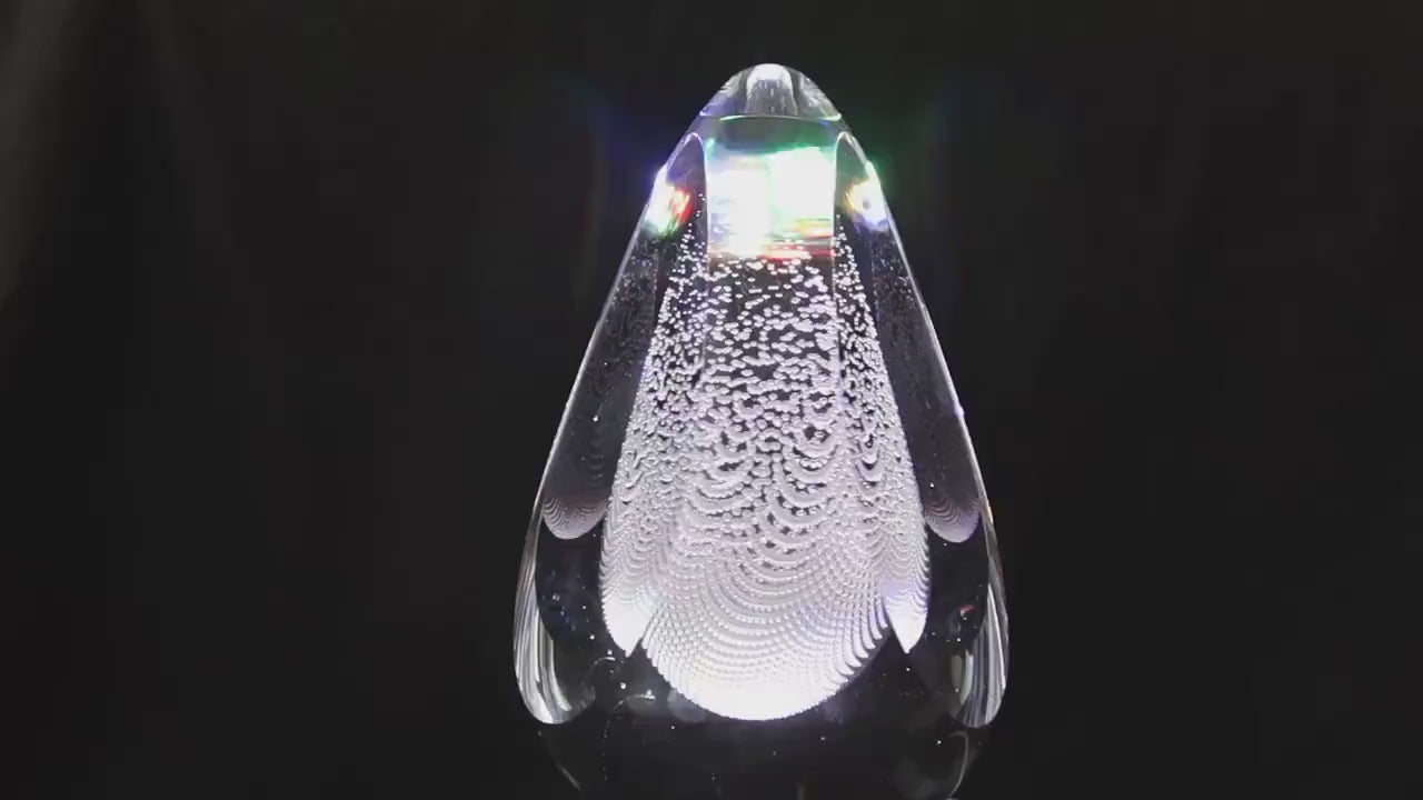 Handmade Blown Art Glass Shaped Sculpture