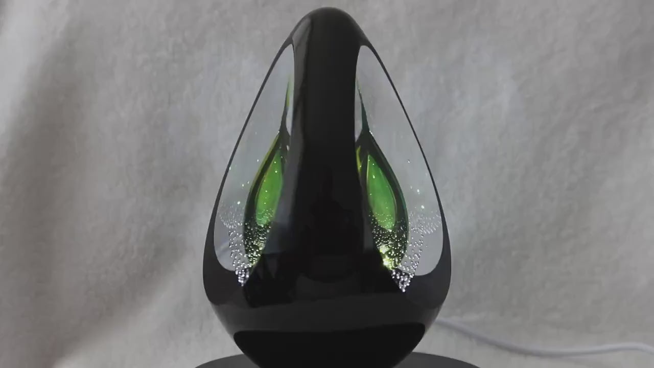 Handmade Blown Art Glass Shaped Sculpture