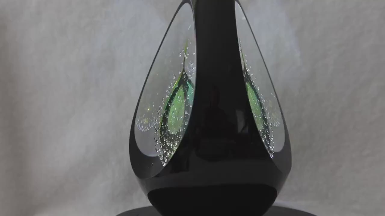 Handmade Blown Art Glass Shaped Sculpture