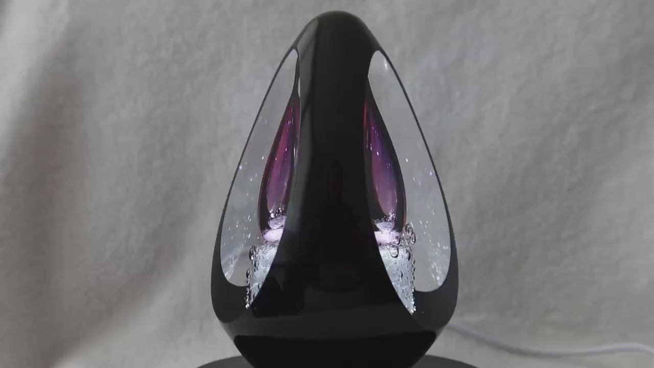 Handmade Blown Art Glass Shaped Sculpture